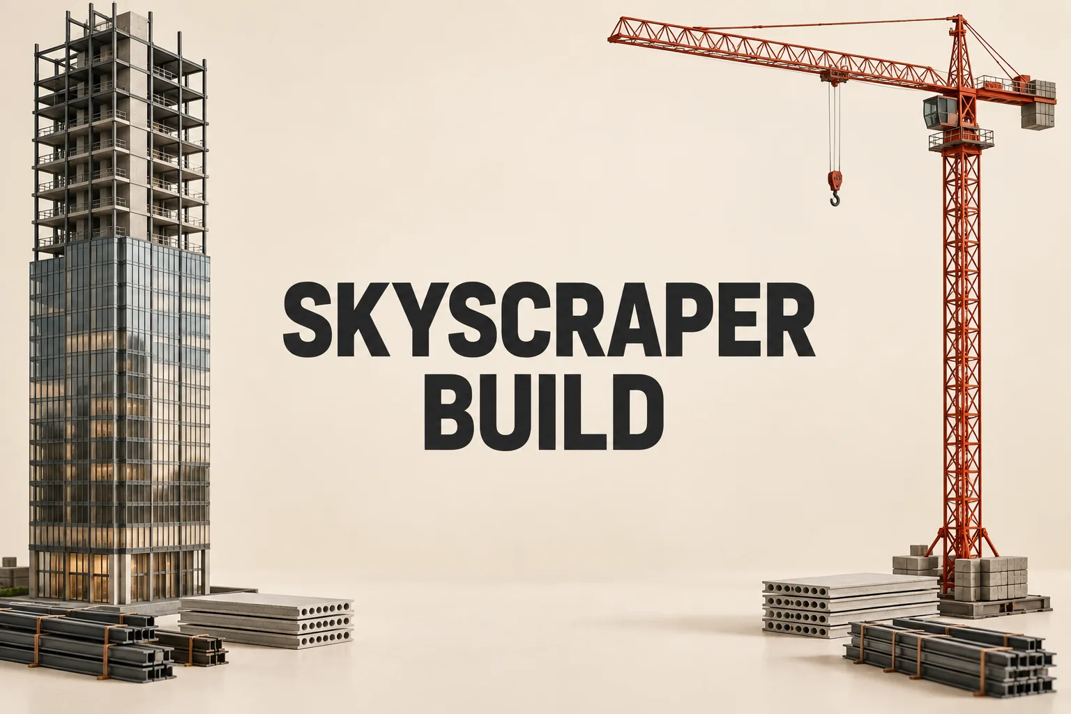 Can a Boys vs Girls Skyscraper Challenge in Minecraft Be Fair?의 SKYSCRAPER BUILD 관련 대표 이미지