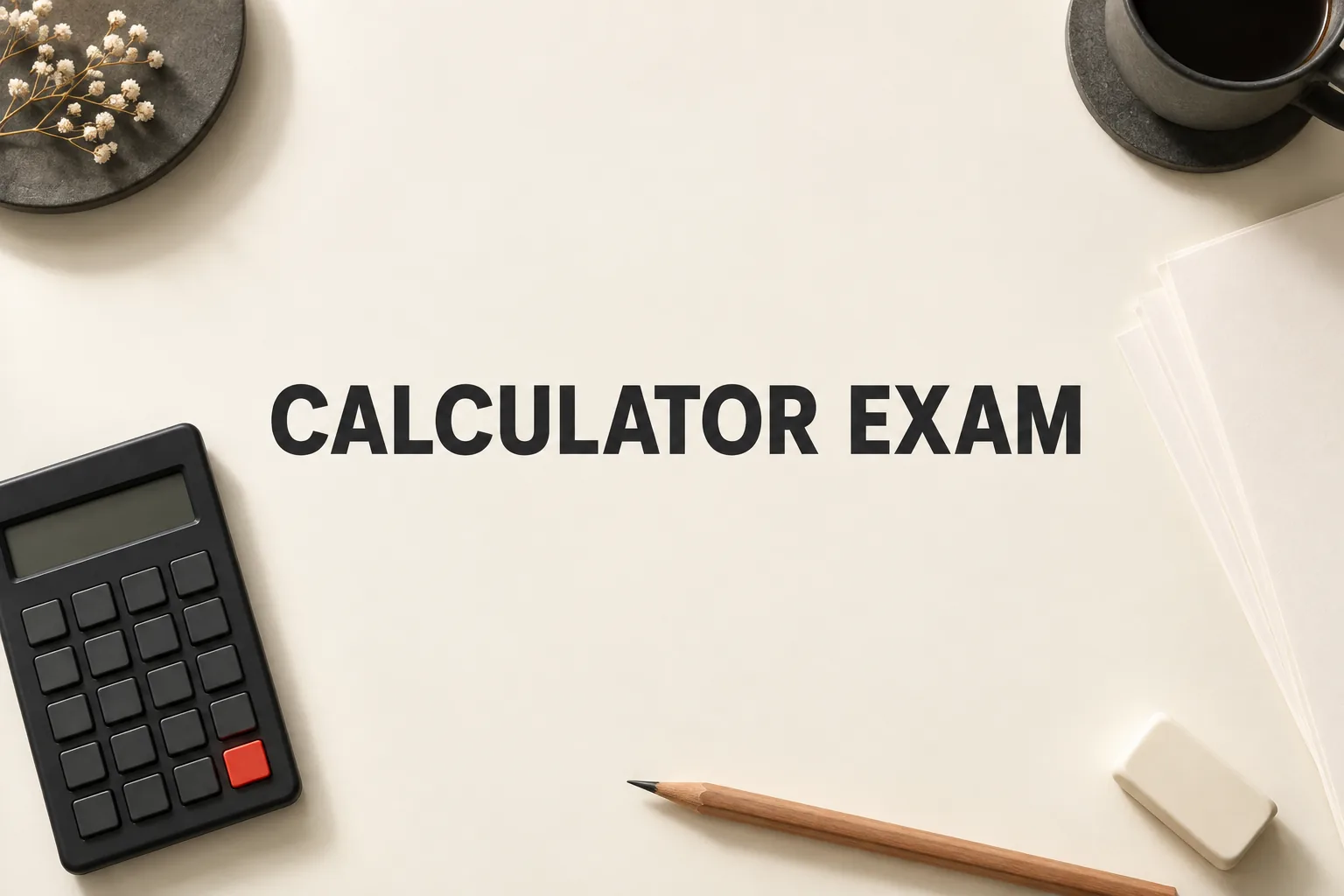 Can You Take a Calculator to a CBSE Board Exam?의 CALCULATOR EXAM 관련 대표 이미지