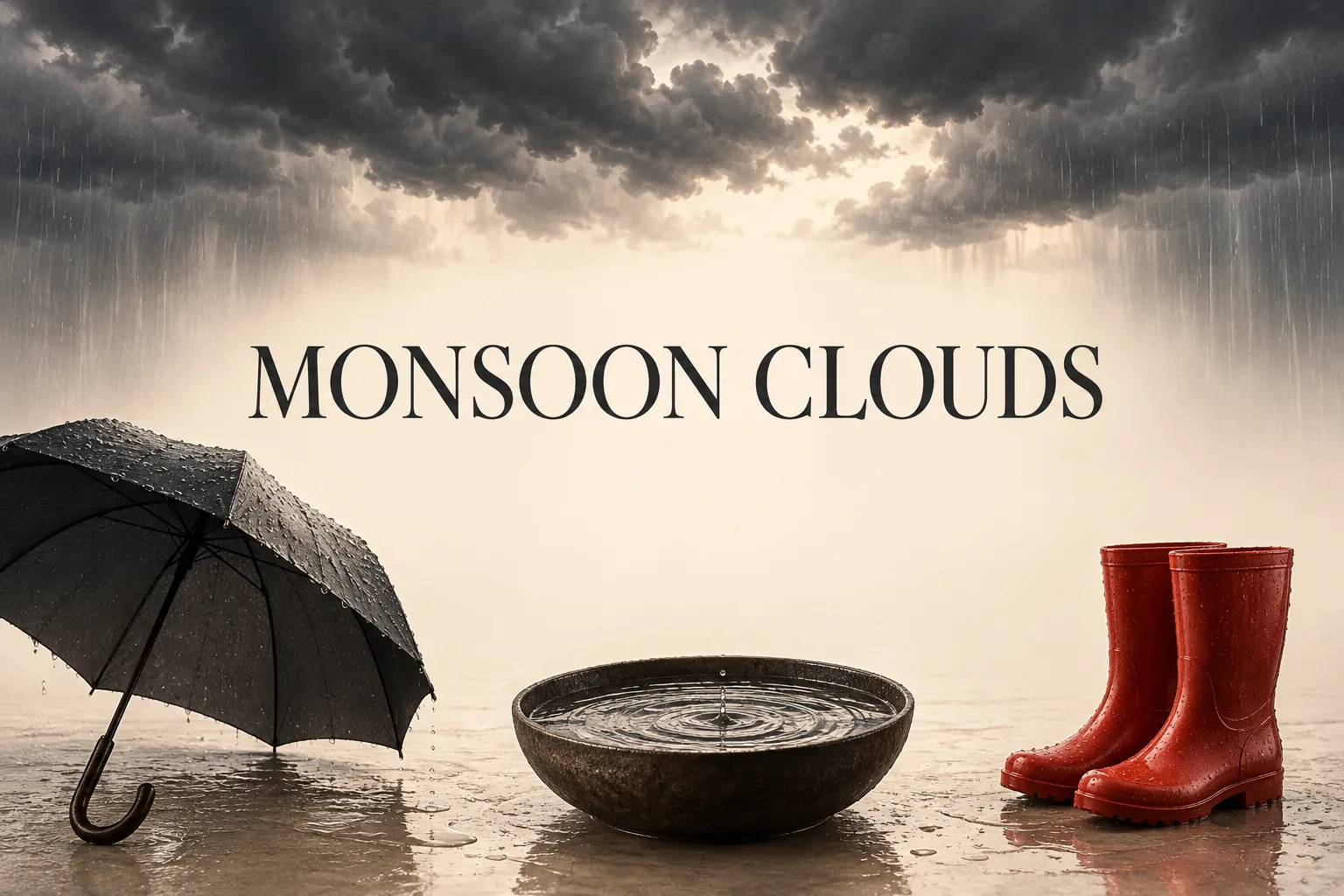 Does a Below-Normal Monsoon Mean Less Rain Everywhere in India?의 MONSOON CLOUDS 관련 대표 이미지