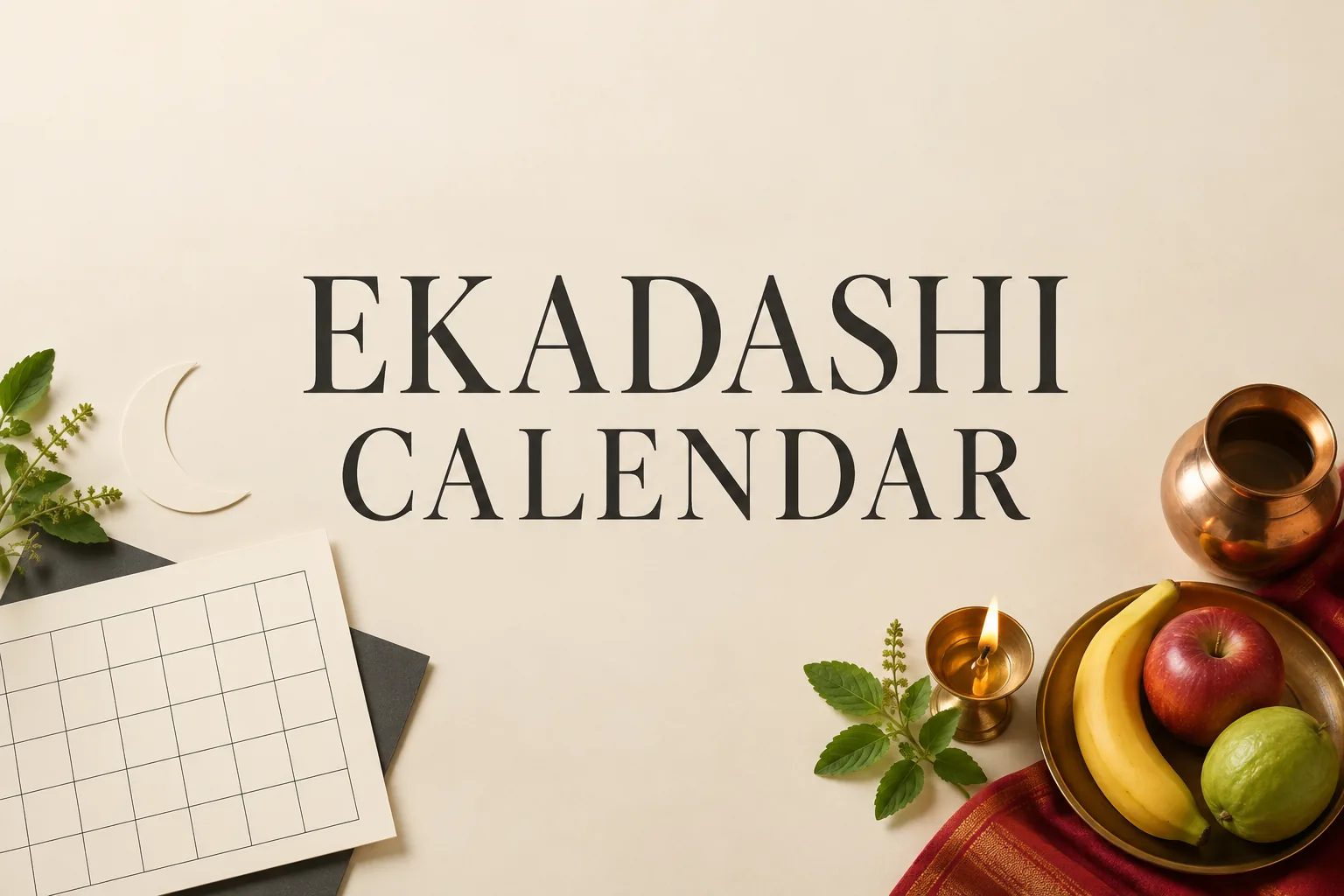 Ekadashi Kab Hai? Indira Ekadashi 2026 Date and Parana Time의 EKADASHI CALENDAR 관련 대표 이미지