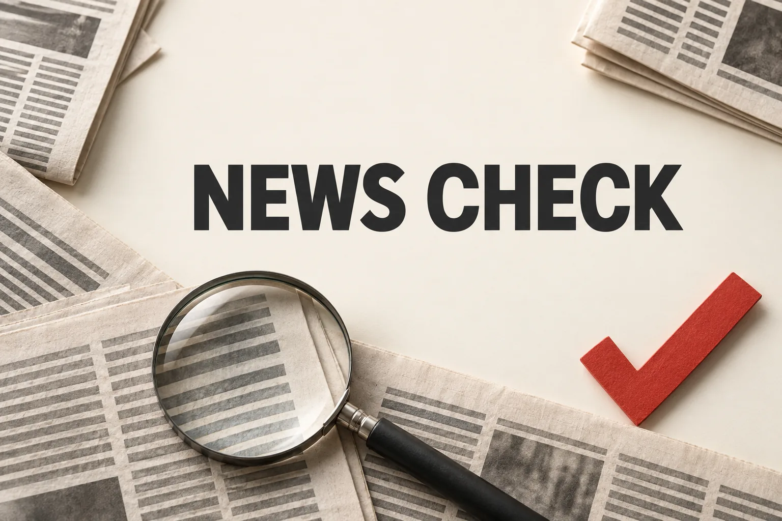 How Can You Verify a Government News Claim in India?의 NEWS CHECK 관련 대표 이미지
