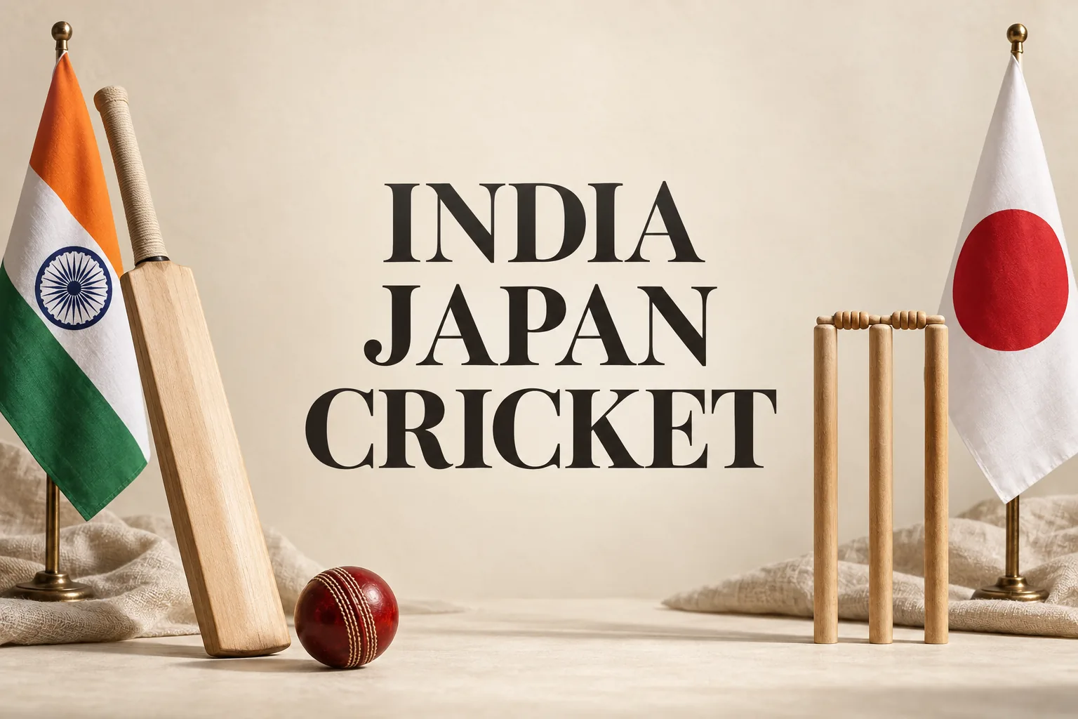 IND vs JPN: India Won, but the Five-Over Scoreline Needs Context의 INDIA JAPAN CRICKET 관련 대표 이미지