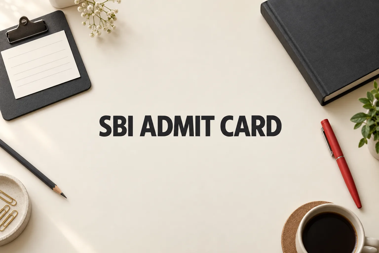 SBI Clerk Admit Card 2026: Is the Preliminary Call Letter Available?의 SBI ADMIT CARD 관련 대표 이미지