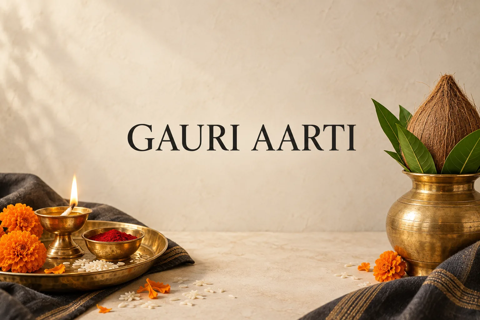 ज्येष्ठा गौरीची आरती | महालक्ष्मी आरती: What This Devotional Title Actually Means의 GAURI AARTI 관련 대표 이미지